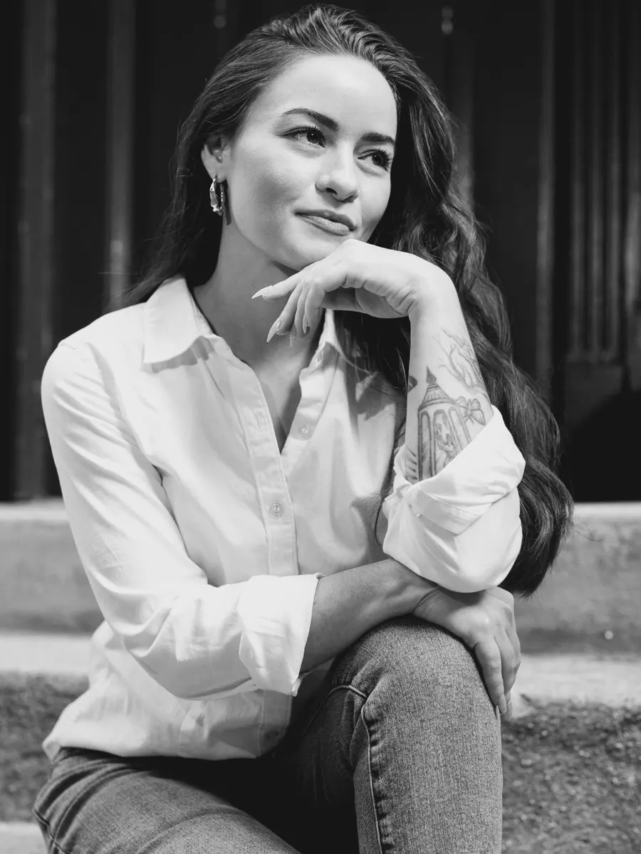 Athena Sternklar, certified Christian life coach and founder of Preparing His Bride, seated in quiet reflection